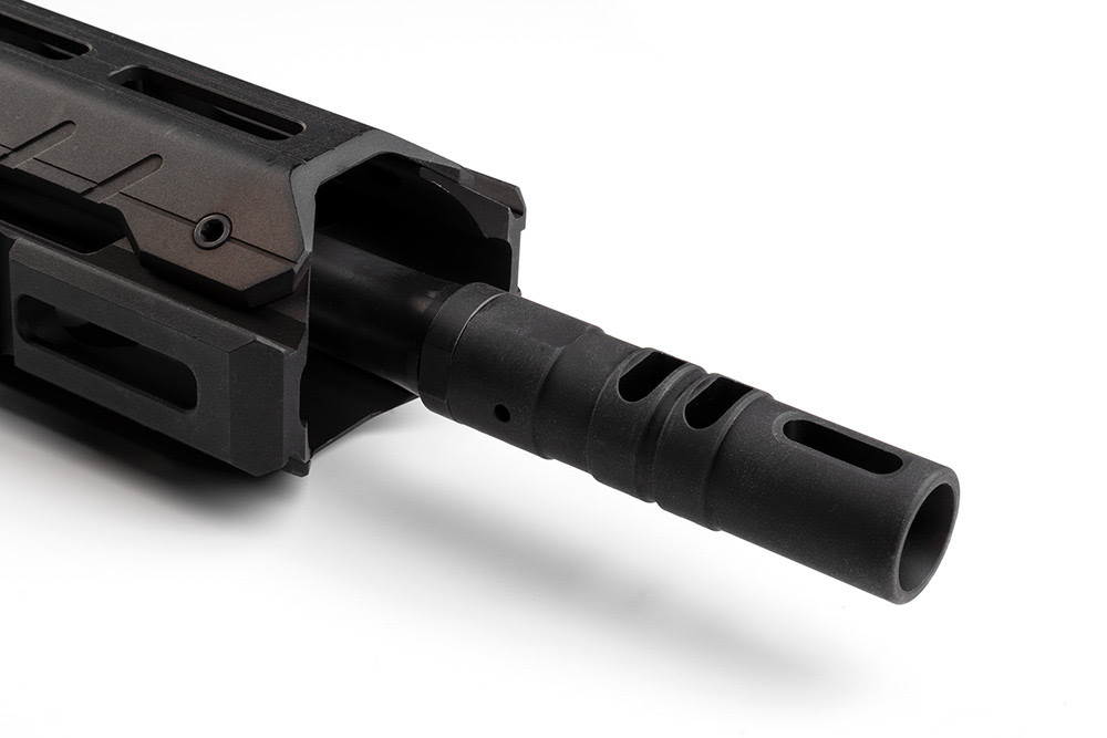 Miller Comp, an AR 15 compensator,installed