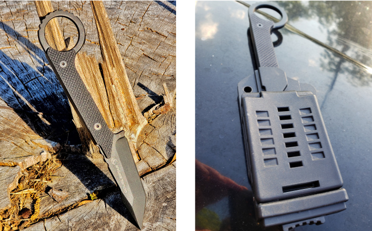 Ahab-X and belt clip.