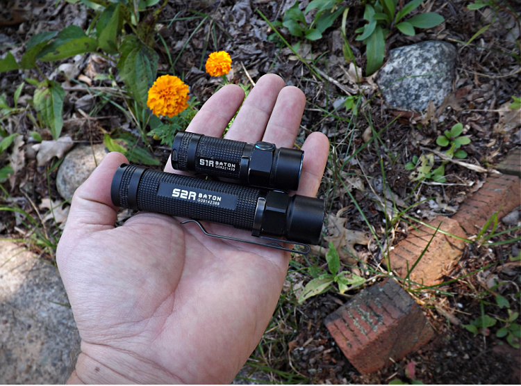 Olight S1R and S2R - compact flashlights.