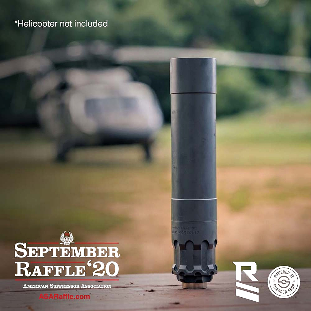 American Suppressor Association - September 2020 raffle of Maxim 9.