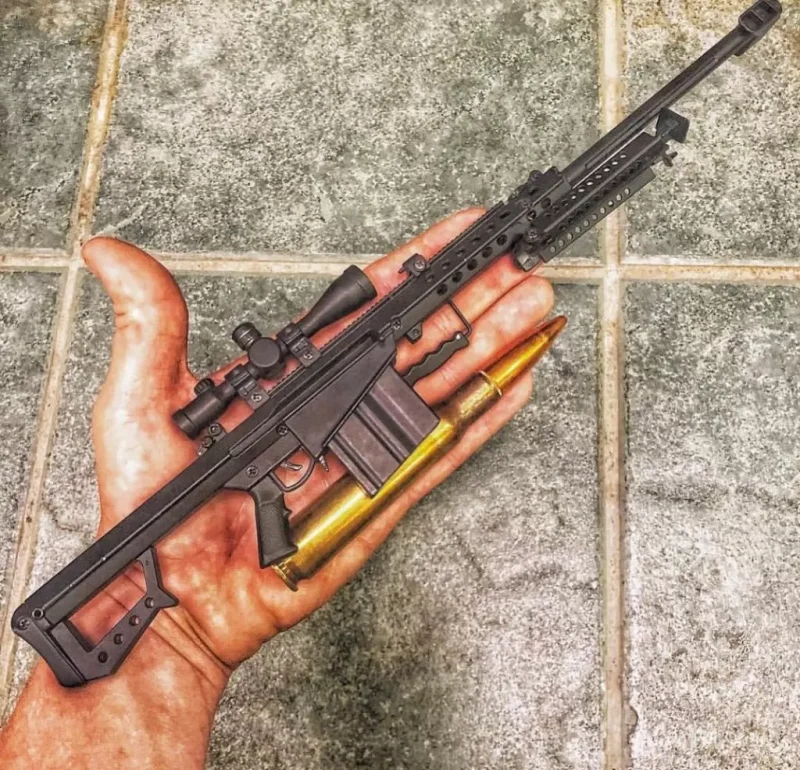 Goat Guns 50 cal replica miniature by @UniversityGunandPawn