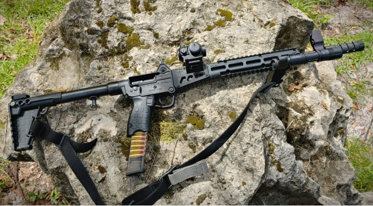 KelTec Sub 2K with Blue Force Gear Vickers One sling.