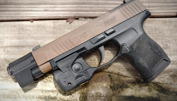 Sig Sauer P365 with Streamlight TLR 6 weapon light