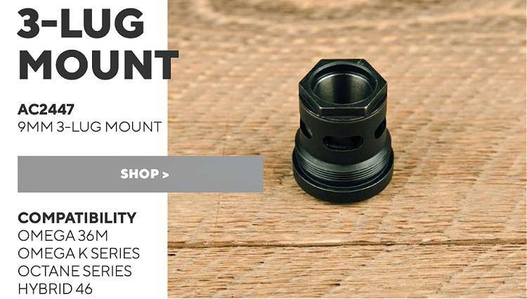 SilencerCo 3-lug mount