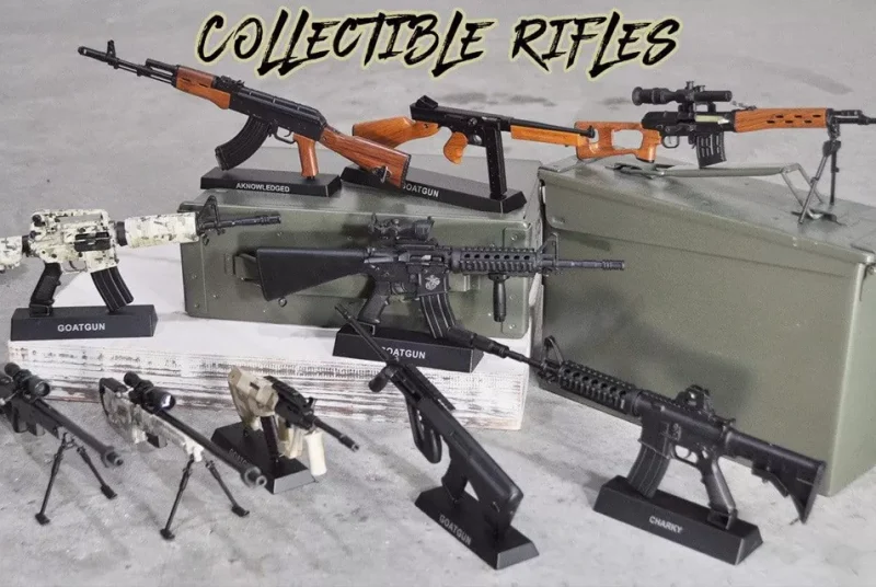 Goatguns collection of collectable tiny guns.