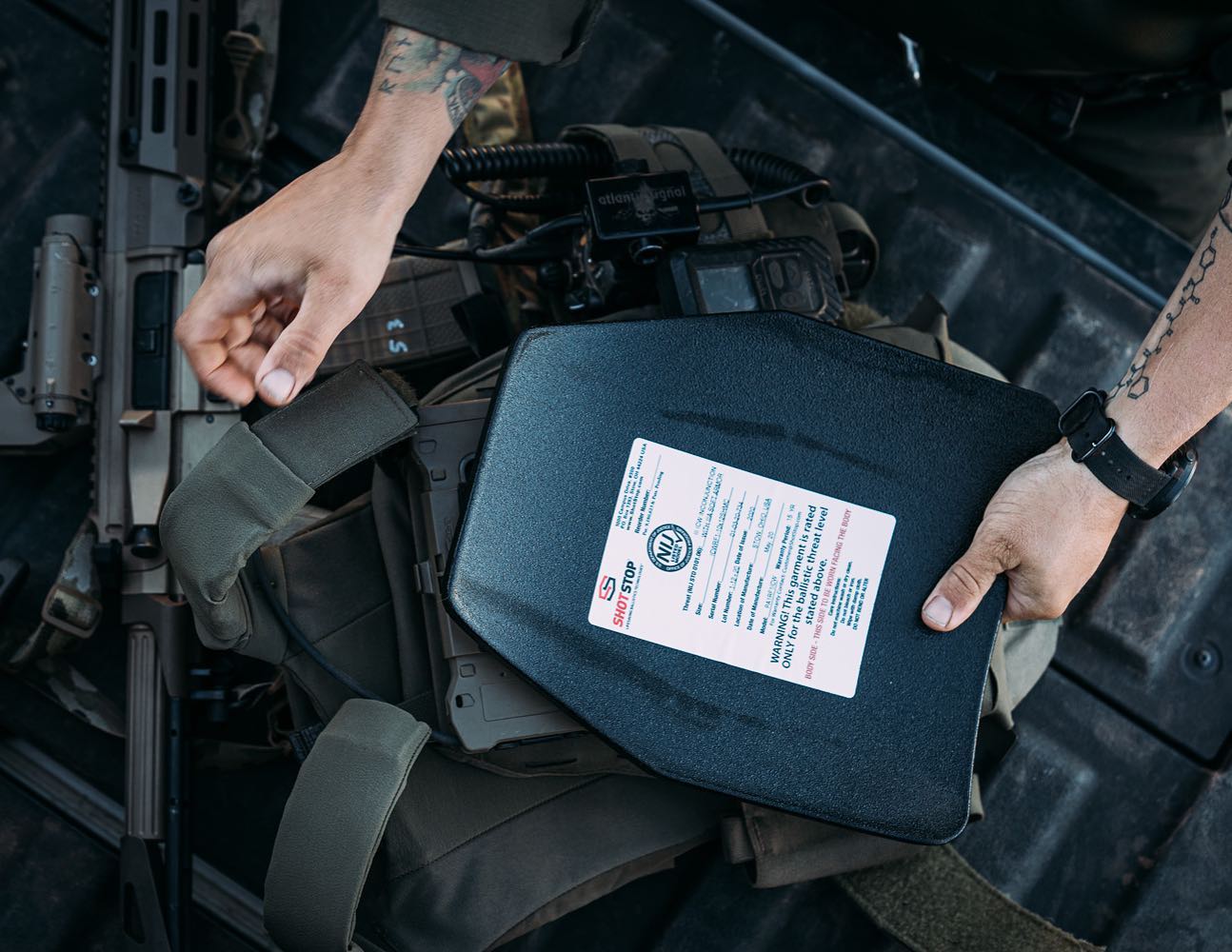 lightweight ballistic plates from Shotstop