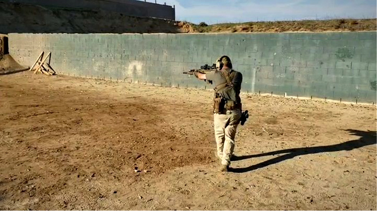 FN Scar 17S at the range