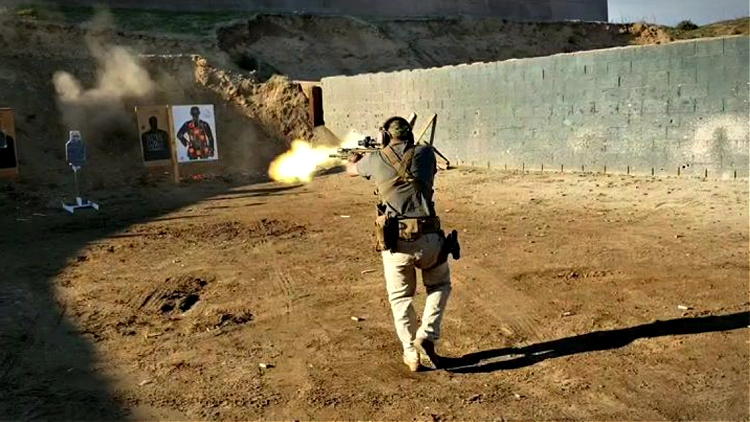 FN SCAR 17S at the Firing Range