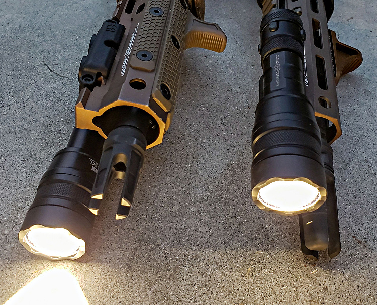 Cloud Defensive REIN and REIN Micro - light on - lenses are user-serviceable.