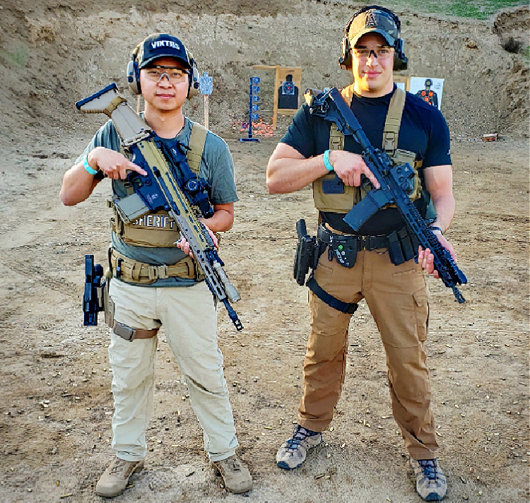 Range Day with FN SCAR 17S doing close range drills.
