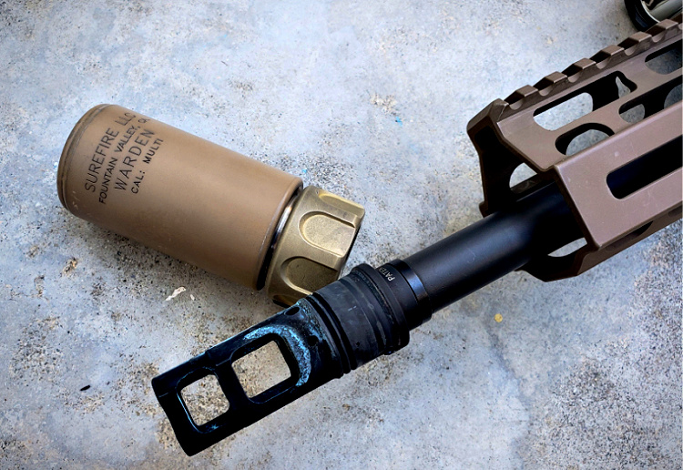 SCAR 17S Accessories: Surefire SOCOM Muzzle Brake MB762