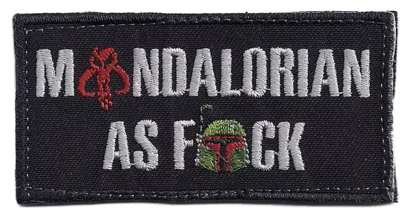 Mandalorian as fuck morale patch.