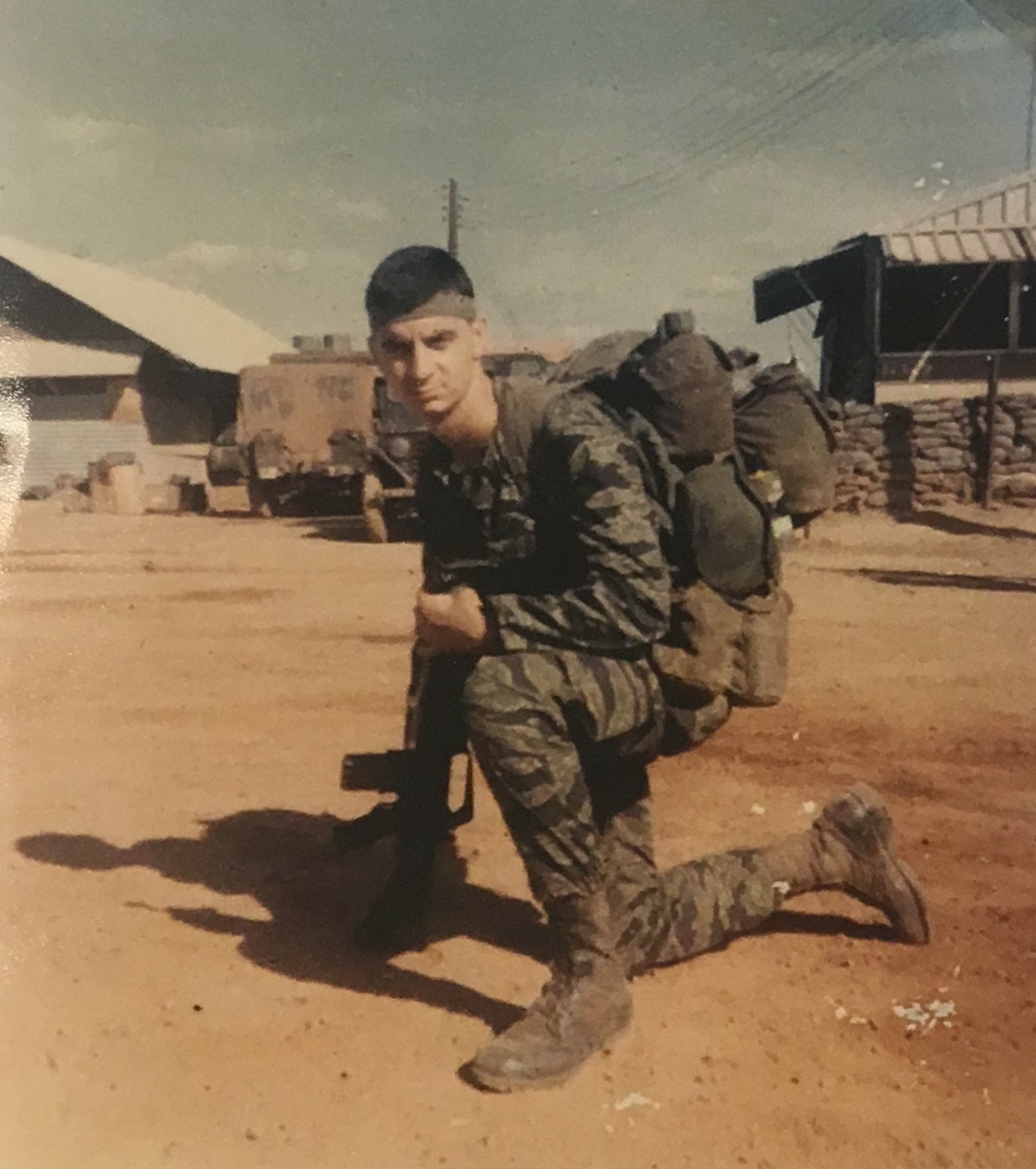 Ed Beal during his time in Hotel Company, 75th Ranger Regiment