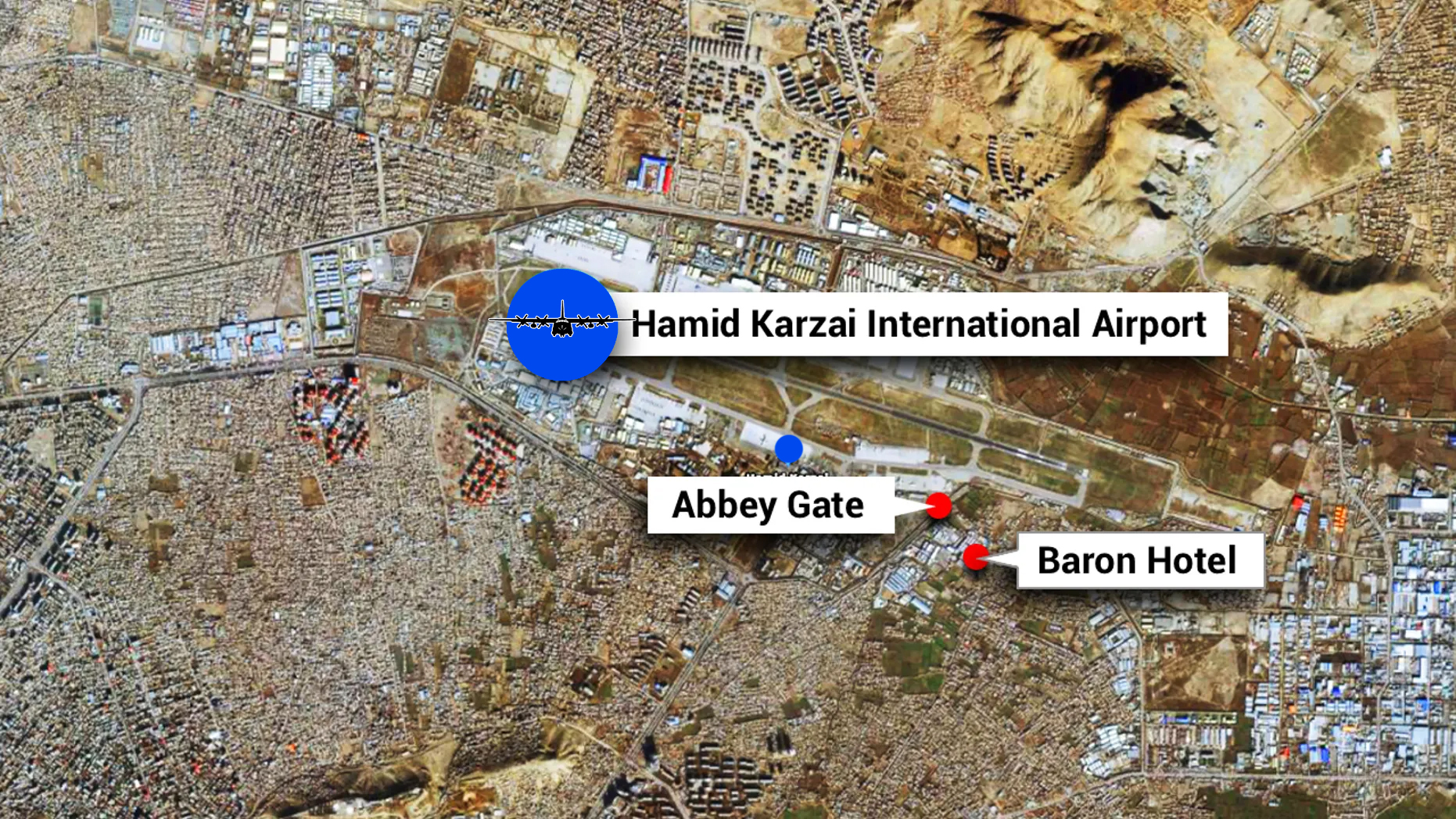 Abbey Gate and Baron Hotel attack 
