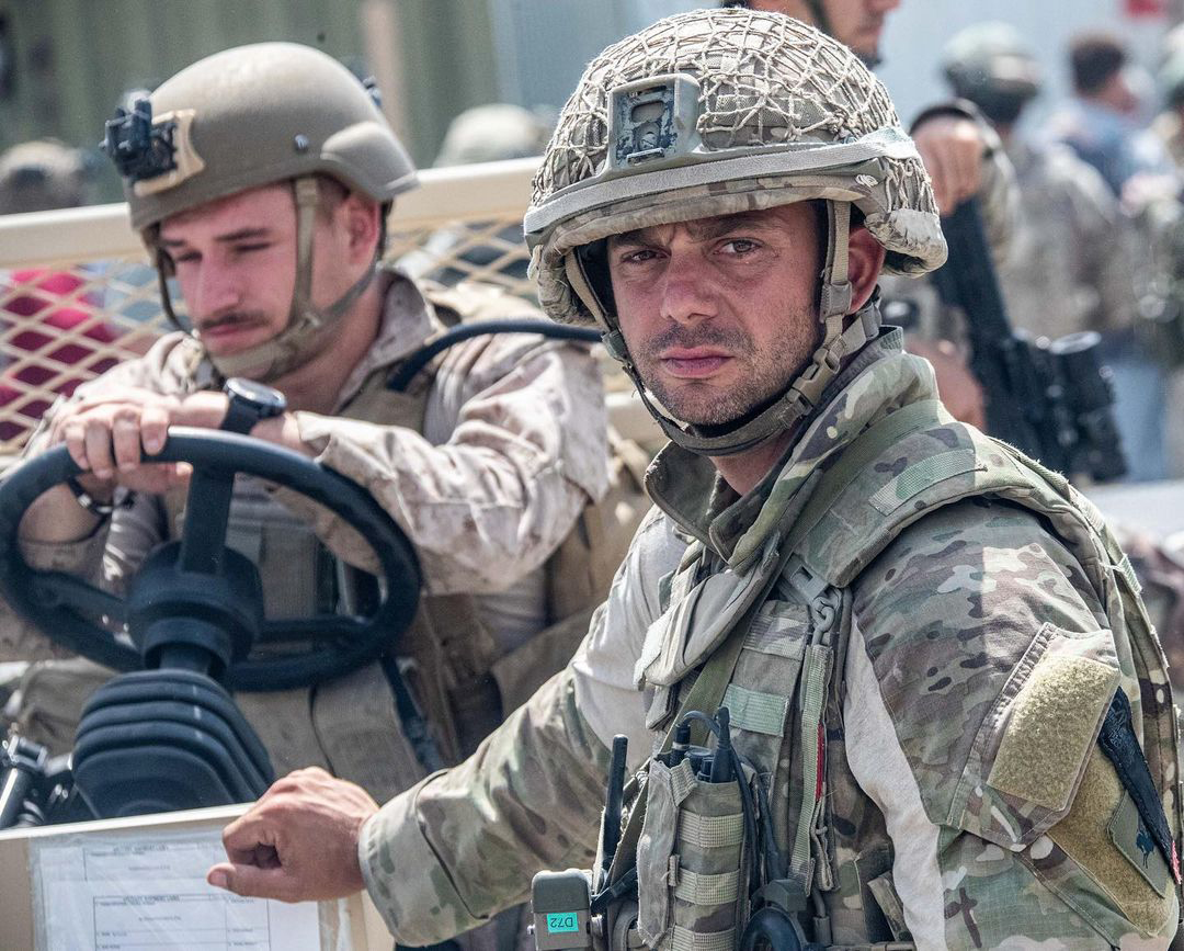 Squaddies from 16 Air Assault Brigade evacuating Kabul International Airport