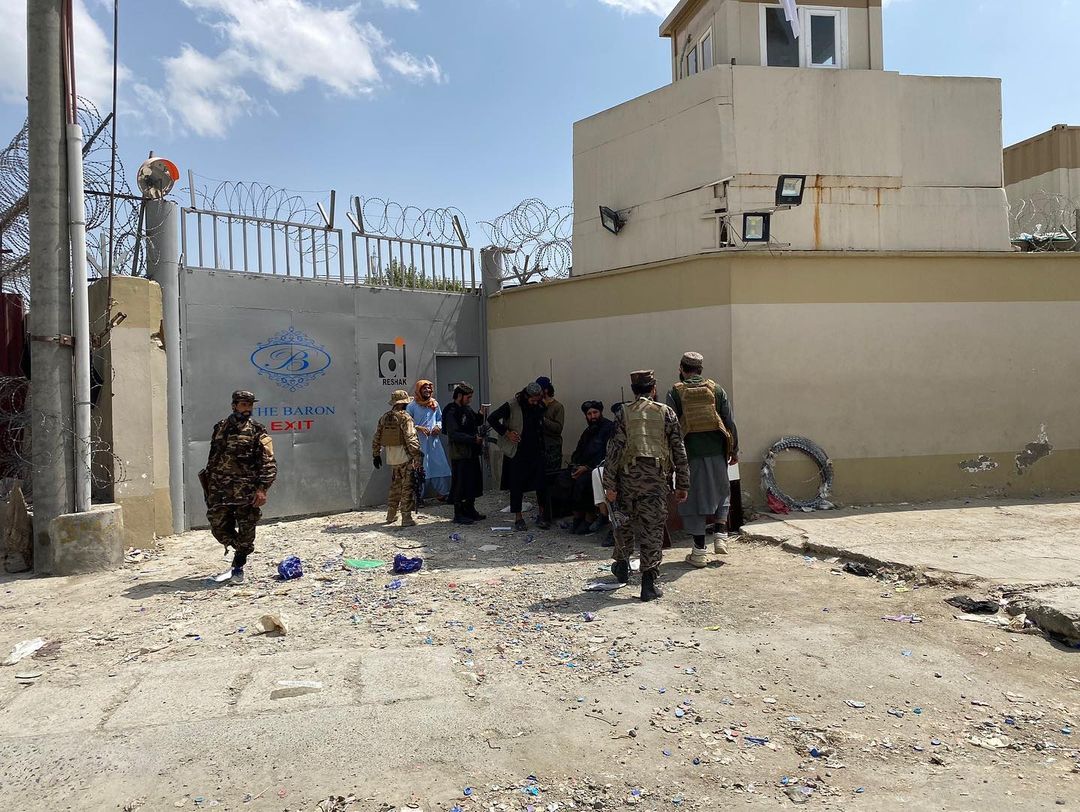 Abbey Gate, Kabul International Airport (after the US withdrawal)
