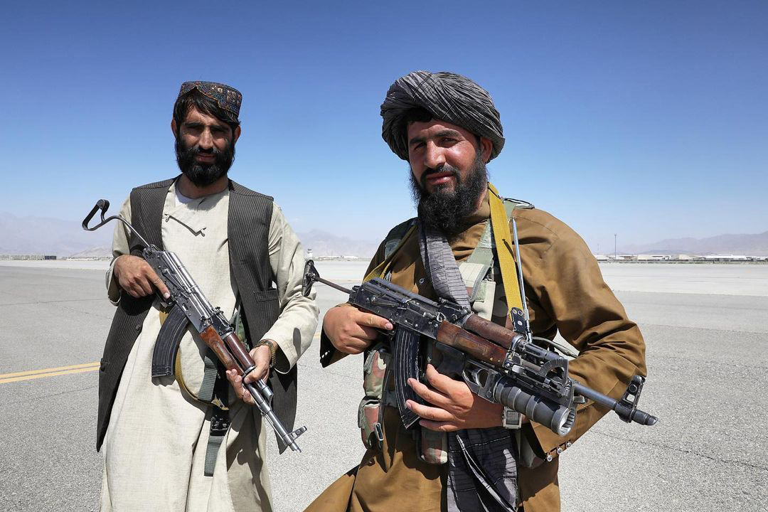 Taliban take Kabul: at Bagram Airfield