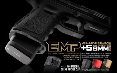 Aluminum Extended Magazine Plates – Strike Industries’ Glock 19 Glamour