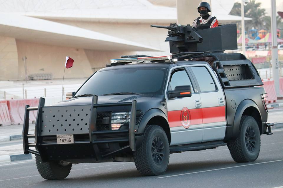 Qatari military technical truck