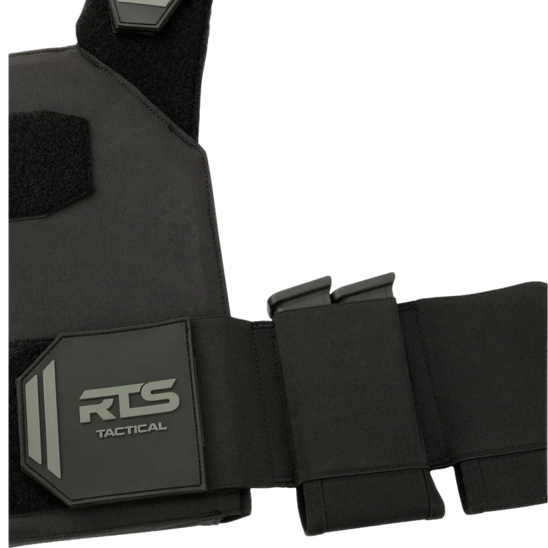 RTS Tactical Sleek 2.0 plate carrier with magazines in the built in magazine holder.