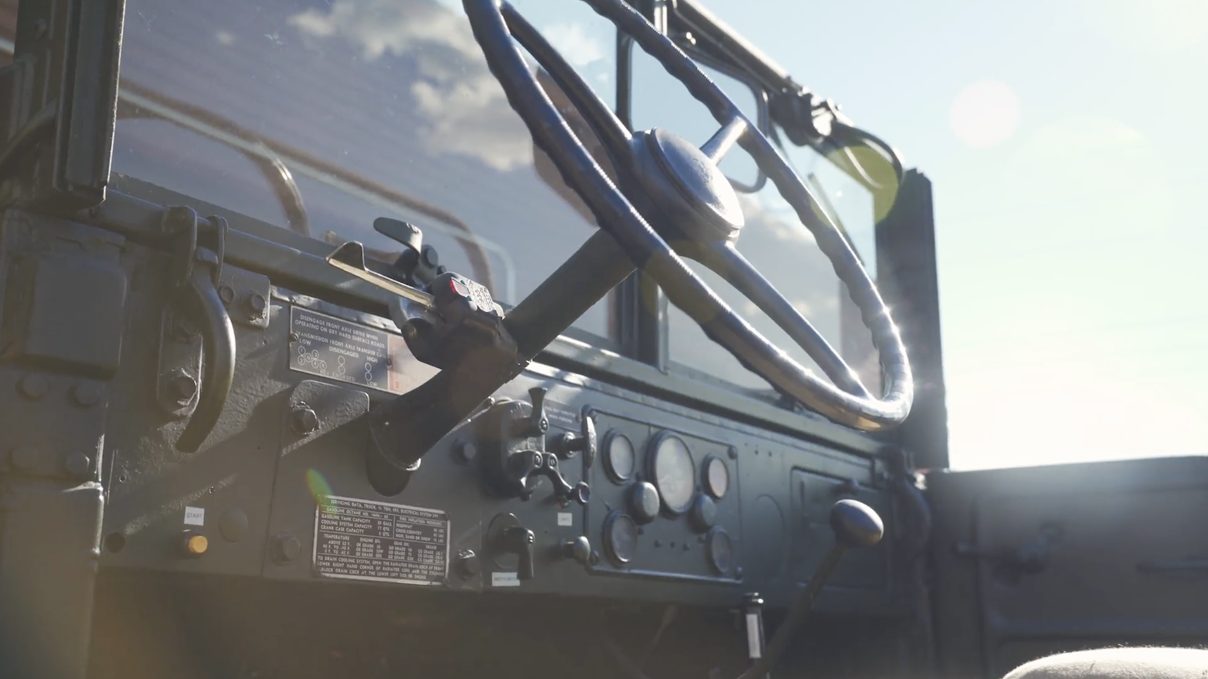 The instrument display of the Power Wagon.