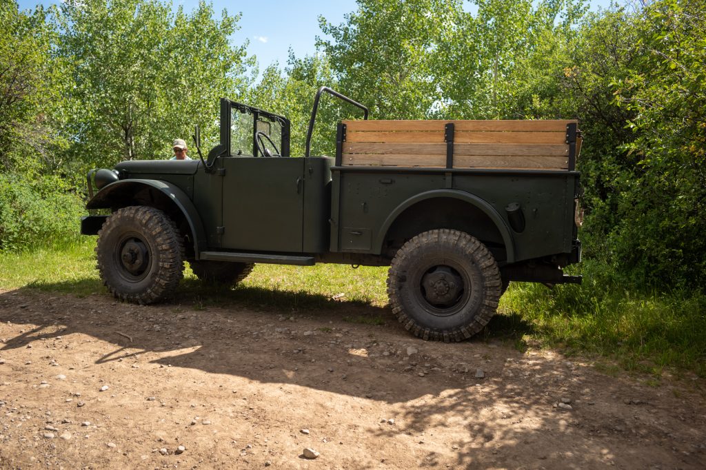 Side of the Power Wagon.