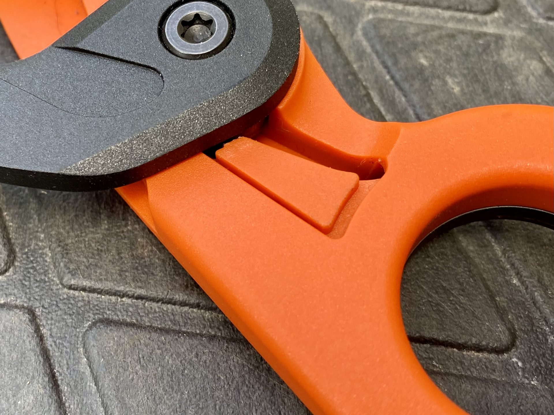 The CRKT Provoke's lock in position