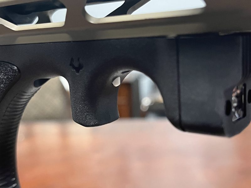 Viridian Grip light button