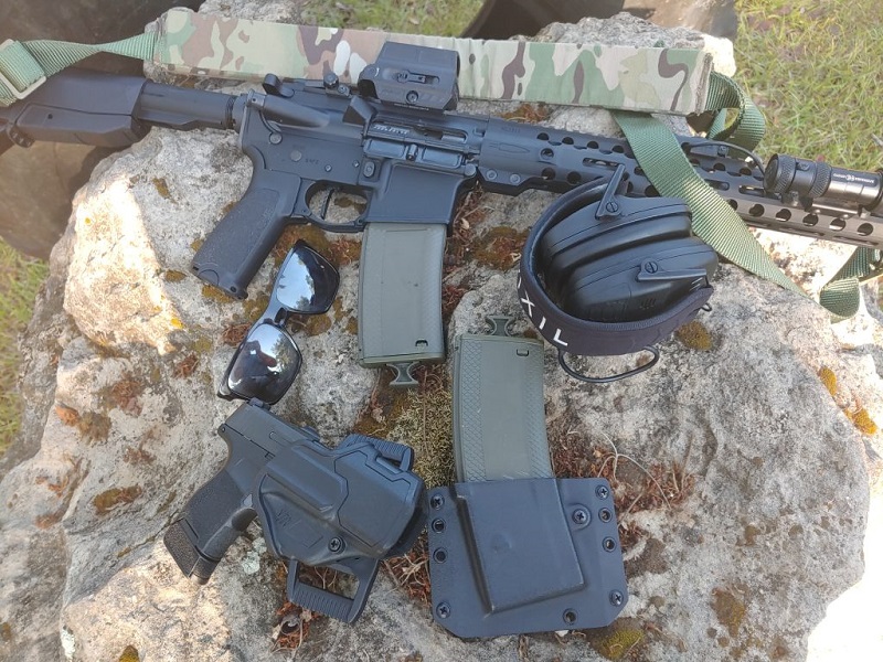 All the gear needed for range day.