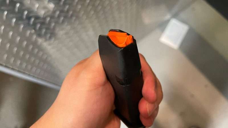 The Gen 5 magazines have orange followers which improve visibility. Photo credits Adam Campbell/Guns.com