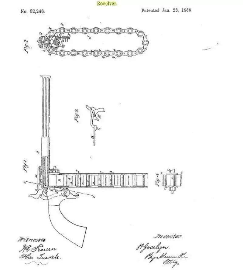 Belt fed Josselyn Chain Pistol