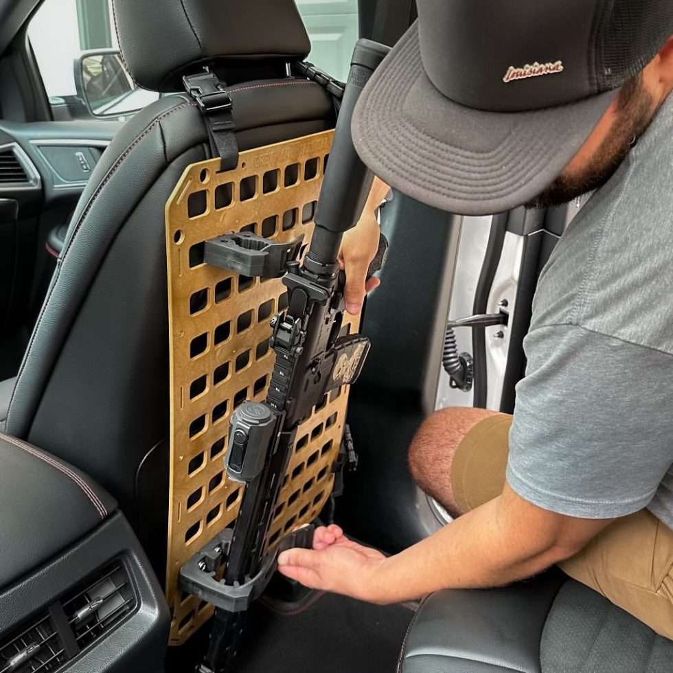 thumbnail image 2 of AiGear Car Seat Back Gun Rack, 2 Pack Seat Gun Organizer 2 of 9