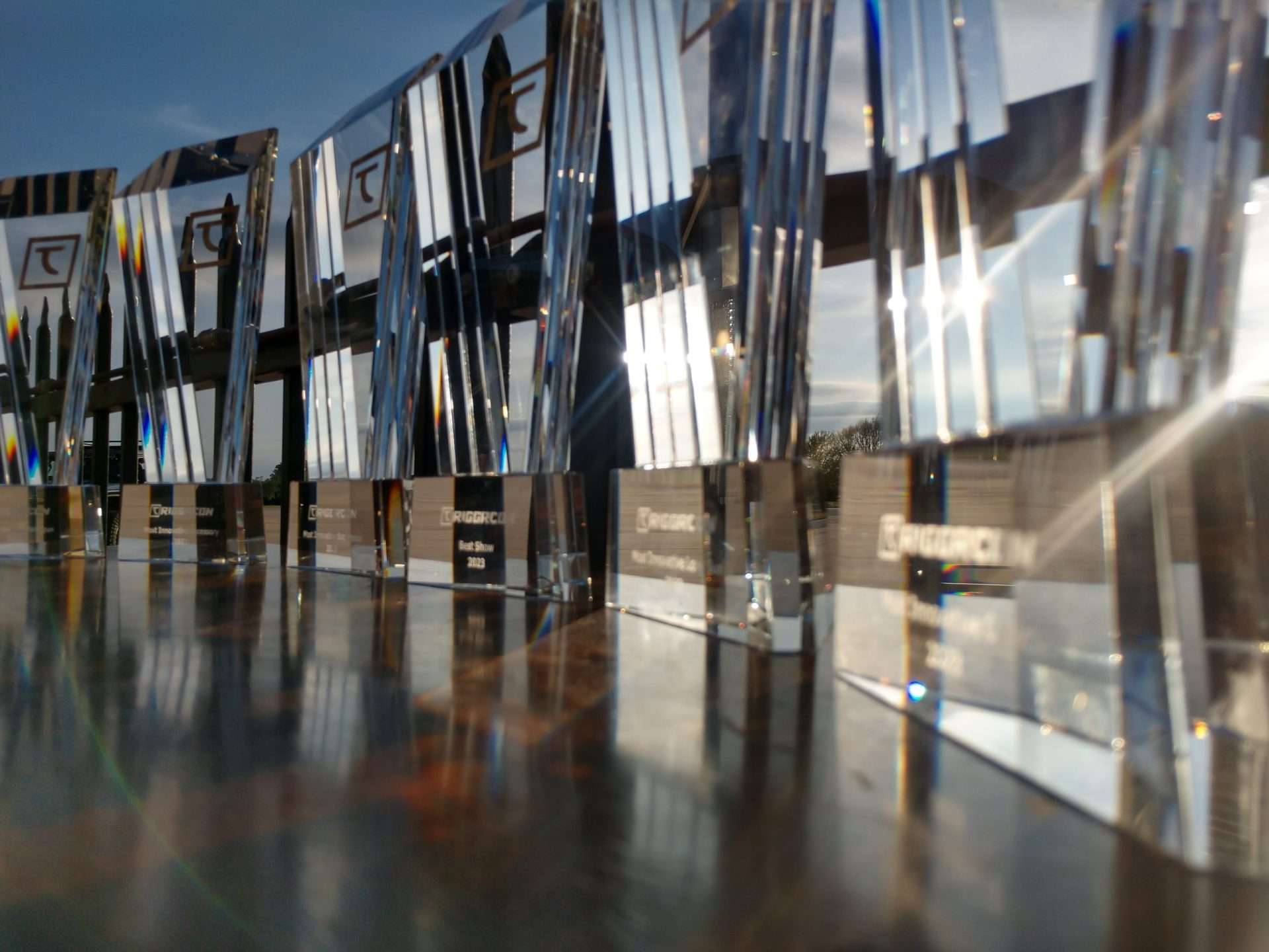 Golden Trigger Award Trophies.