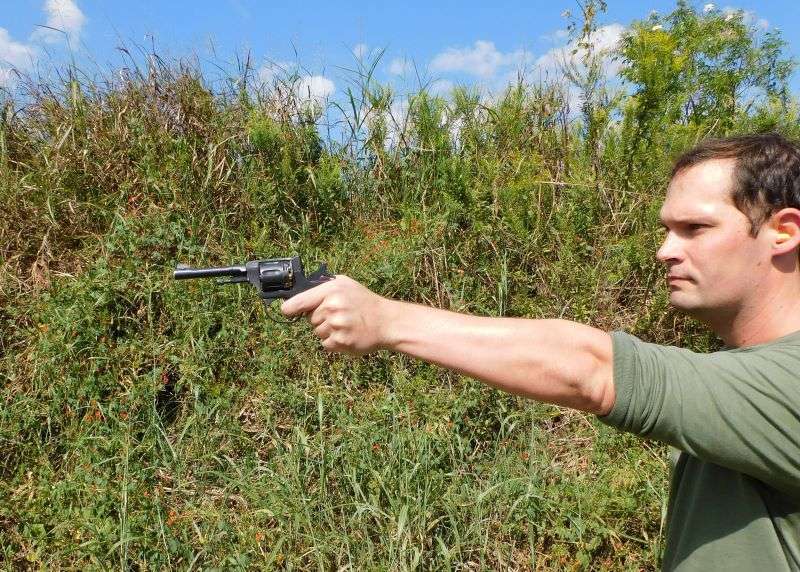 nagant revolver shooting