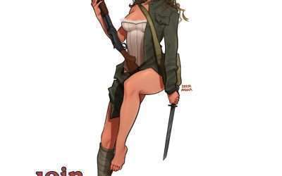 Delta Magna: Tactical Pin Up Girl Art