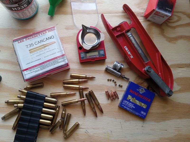 7.35 Carcano reloading