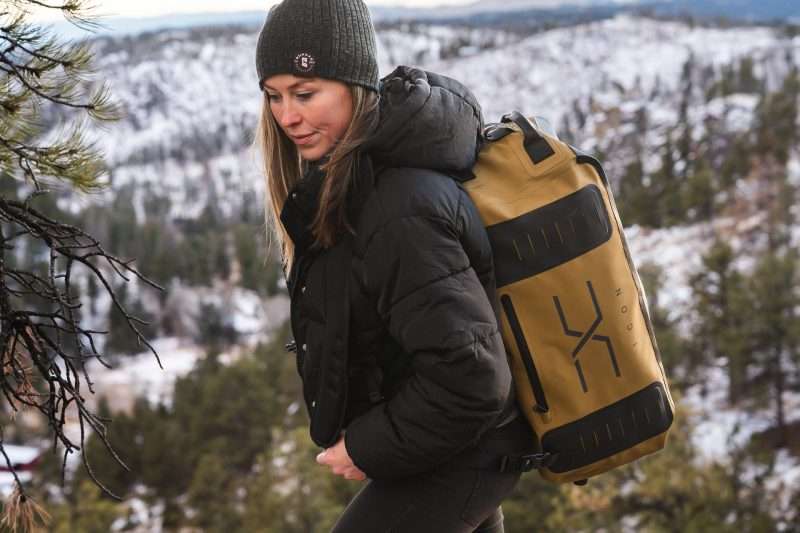 The ICON 50L is a waterproof duffel bag intended for use where there is a real risk of complete, temporary immersion. 