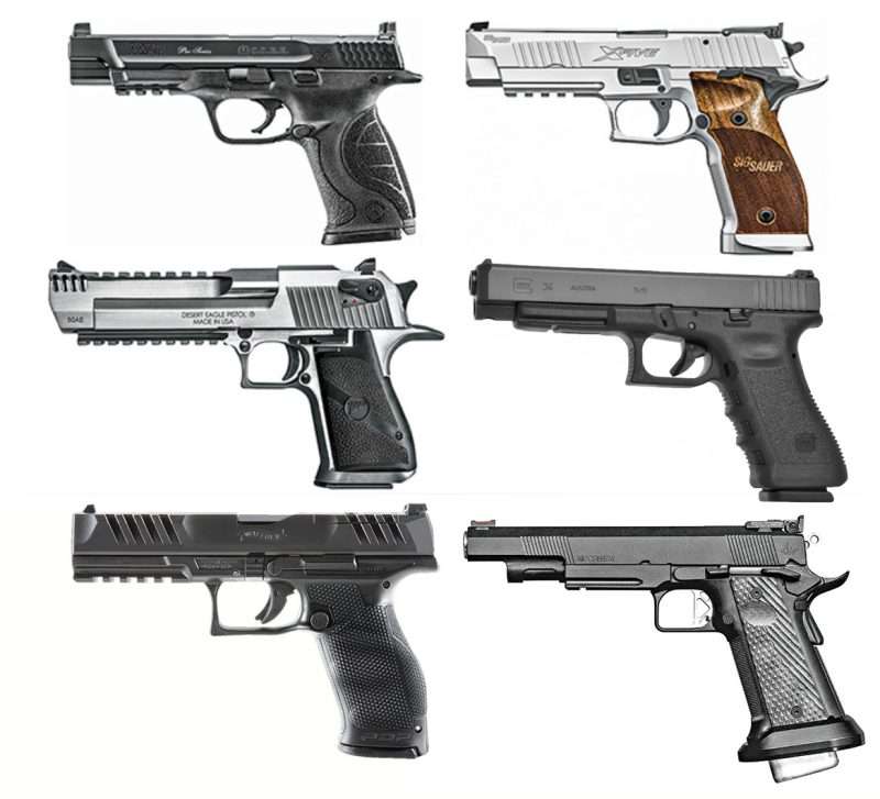 long slide pistol collection