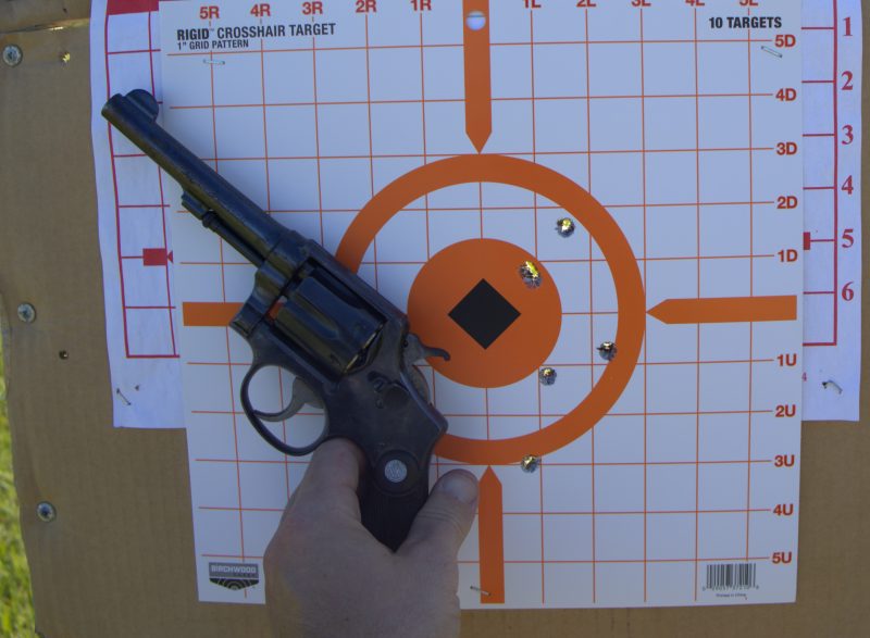 smith & wesson model 10 accuracy 15 yards federal 158 grain lead ammunition 