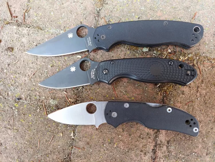 Size comparison: PM2 at top, Para 3 in middle, and a Native 5 on the bottom. The PM 2 is clearly larger.