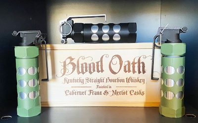 Double Shot Glass “Flask Bang”