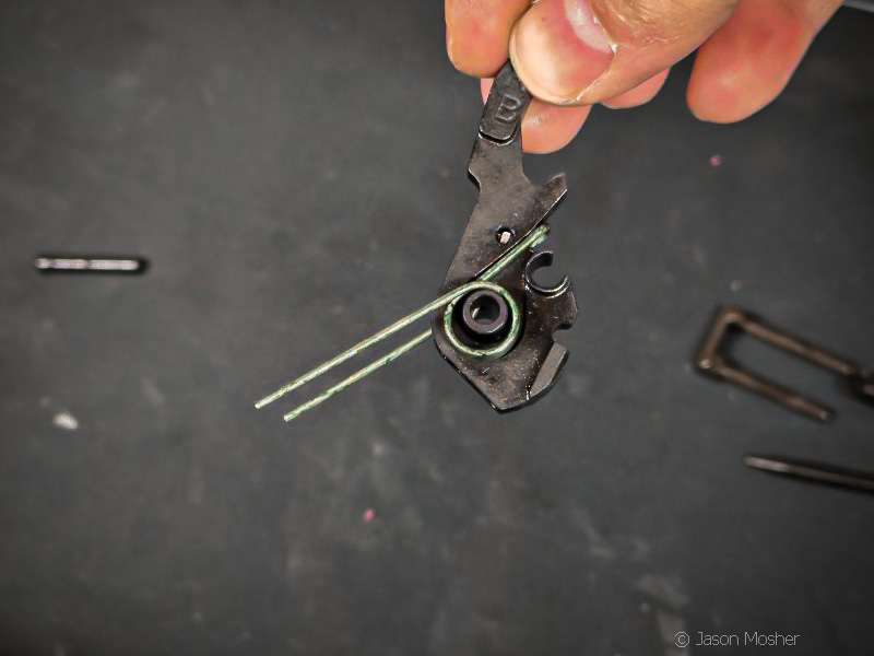 nstalling AR-15 hammer and spring
