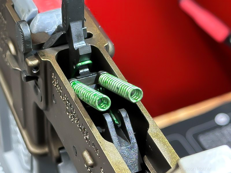 Installing AR-15 hammer and spring