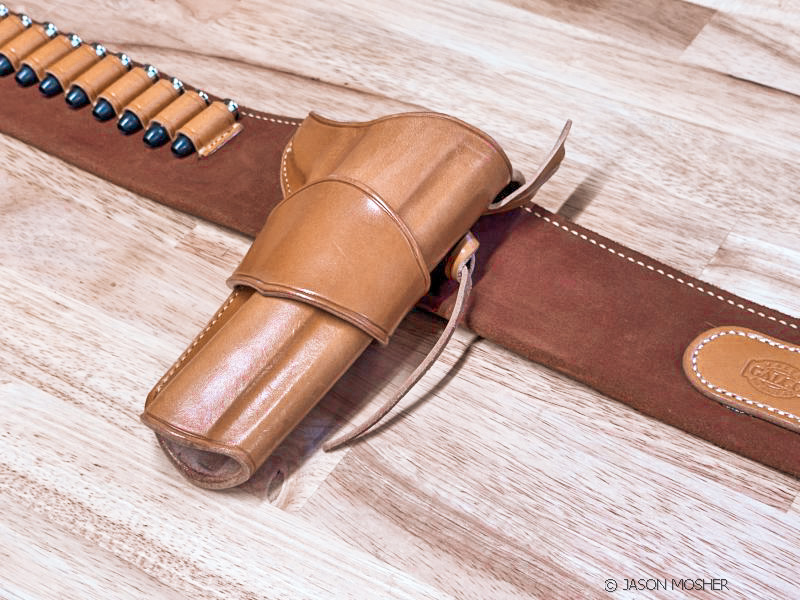 Galco six-shooter holster.