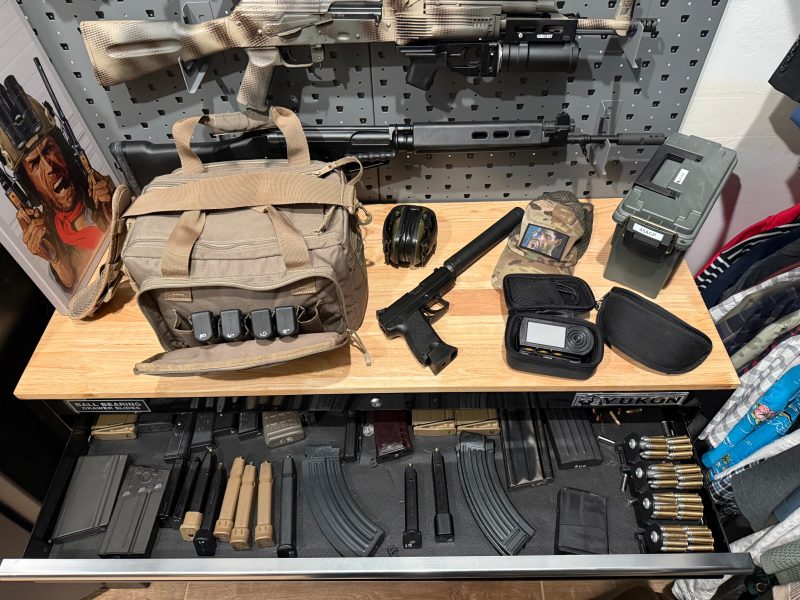 Packing for a trip to the range is a breeze. Everything I am shopping for is within arm's reach.