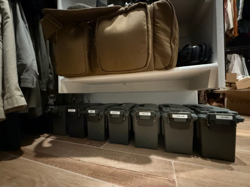 Range Ammo in ammo cans