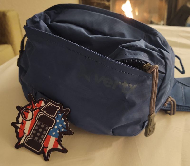 Close up of the Vertx Long Walks Fanny Pack
