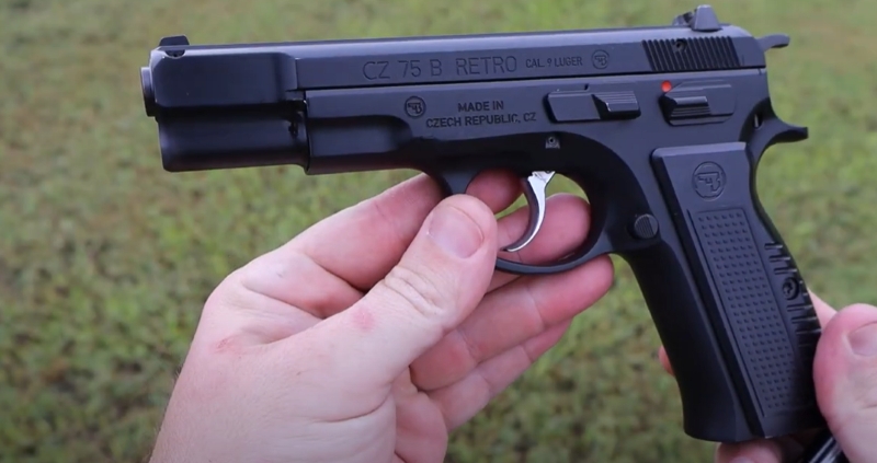 cz 75 b retro 9mm pistol