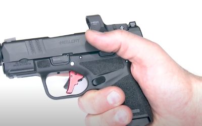The Apex Extended Magazine Release for the Springfield Hellcat