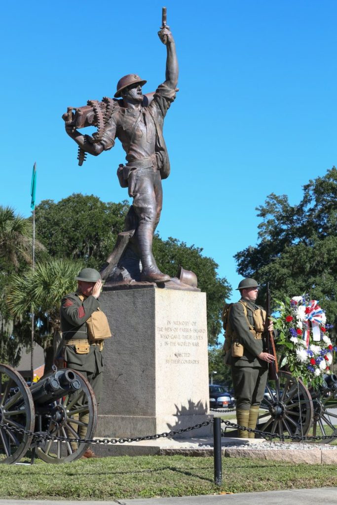 Iron mike at Parris Island